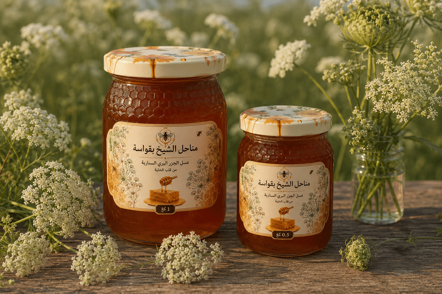 عسل الجزر البري (السنارية)